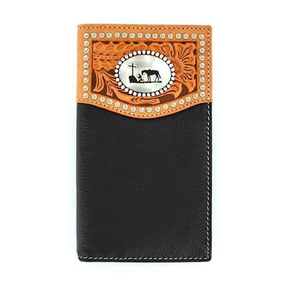 Nocona Other - Nocona Cowboy Prayer Leather Wallet